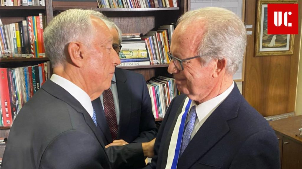 Ilídio Pinho condecorado pelo Presidente da República com Grã-Cruz da Ordem do Infante na cerimónia do 25.º aniversário da Fundação Ilídio Pinho